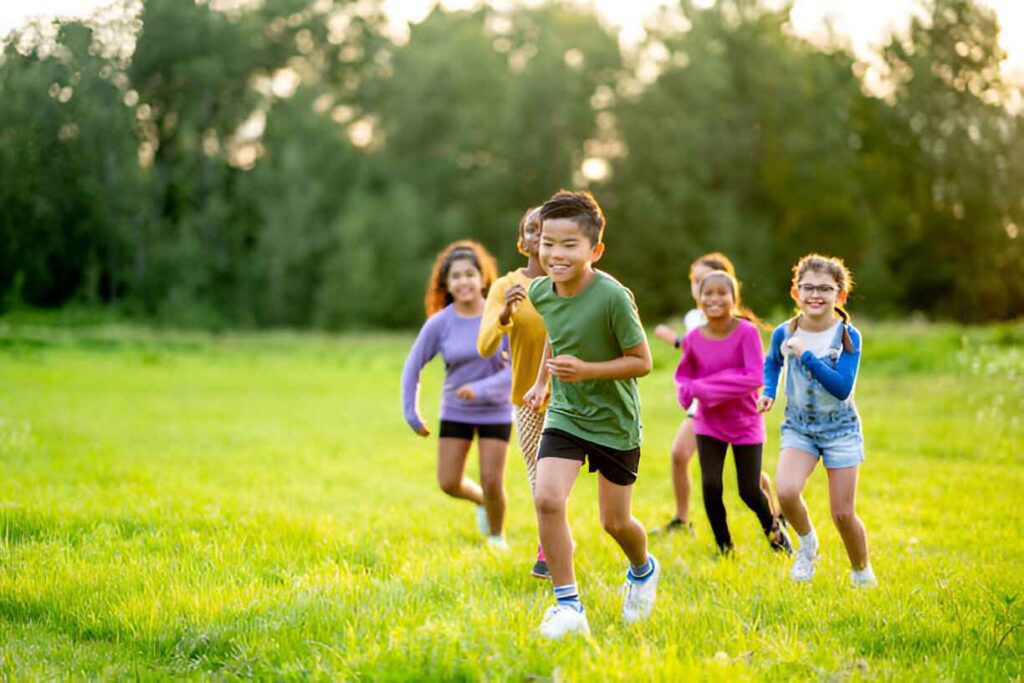 Group of Kids Playing