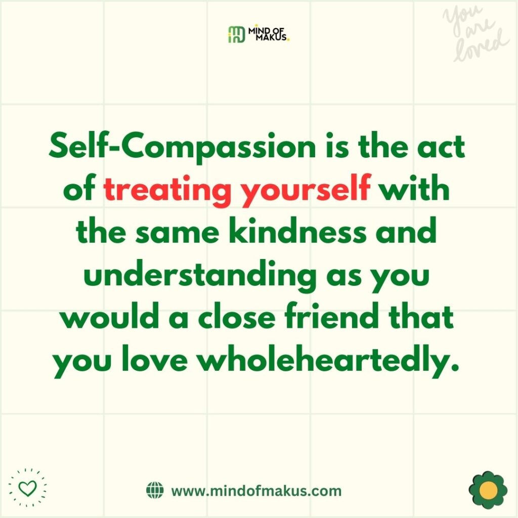 Self compassion definition