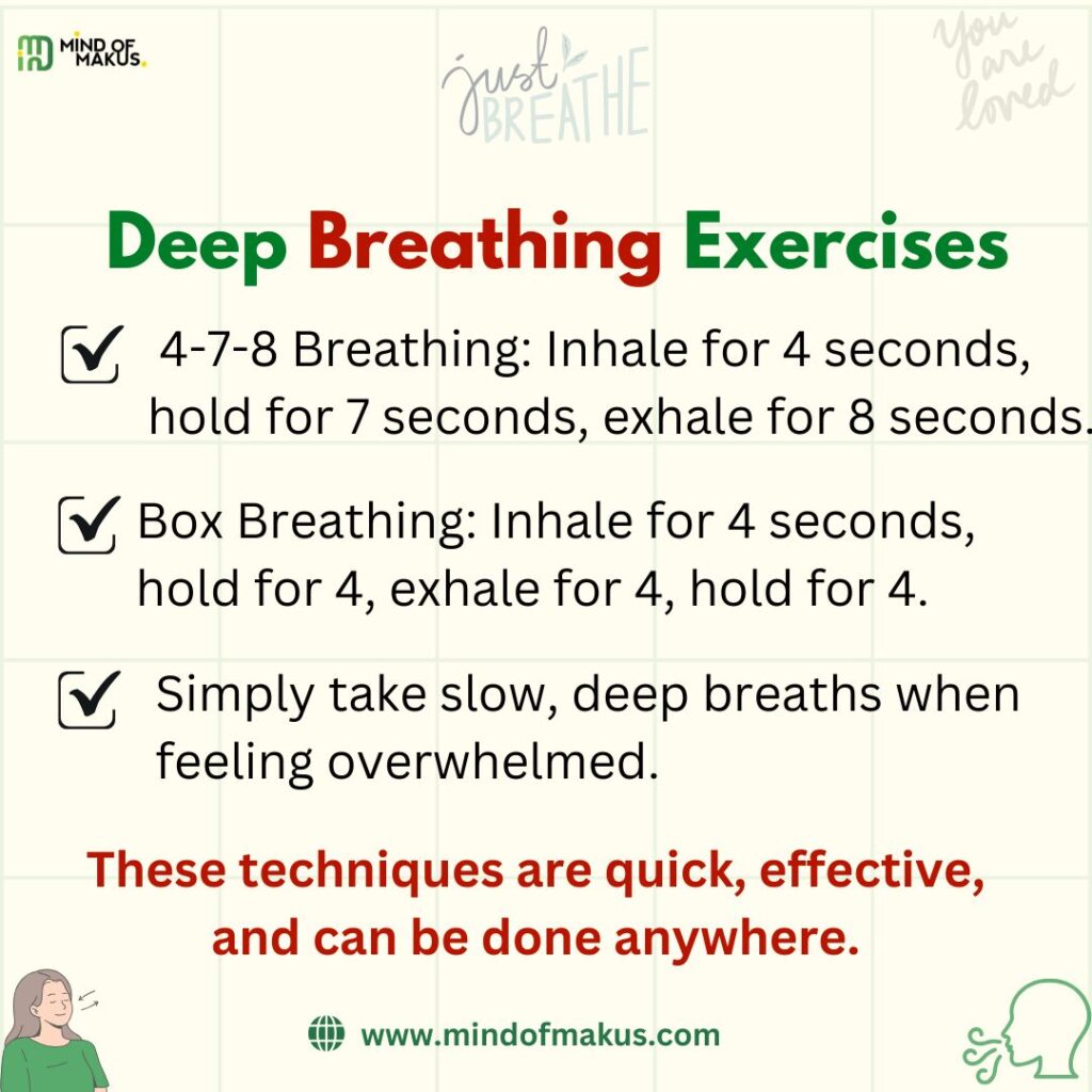 Deep Breathing exercises