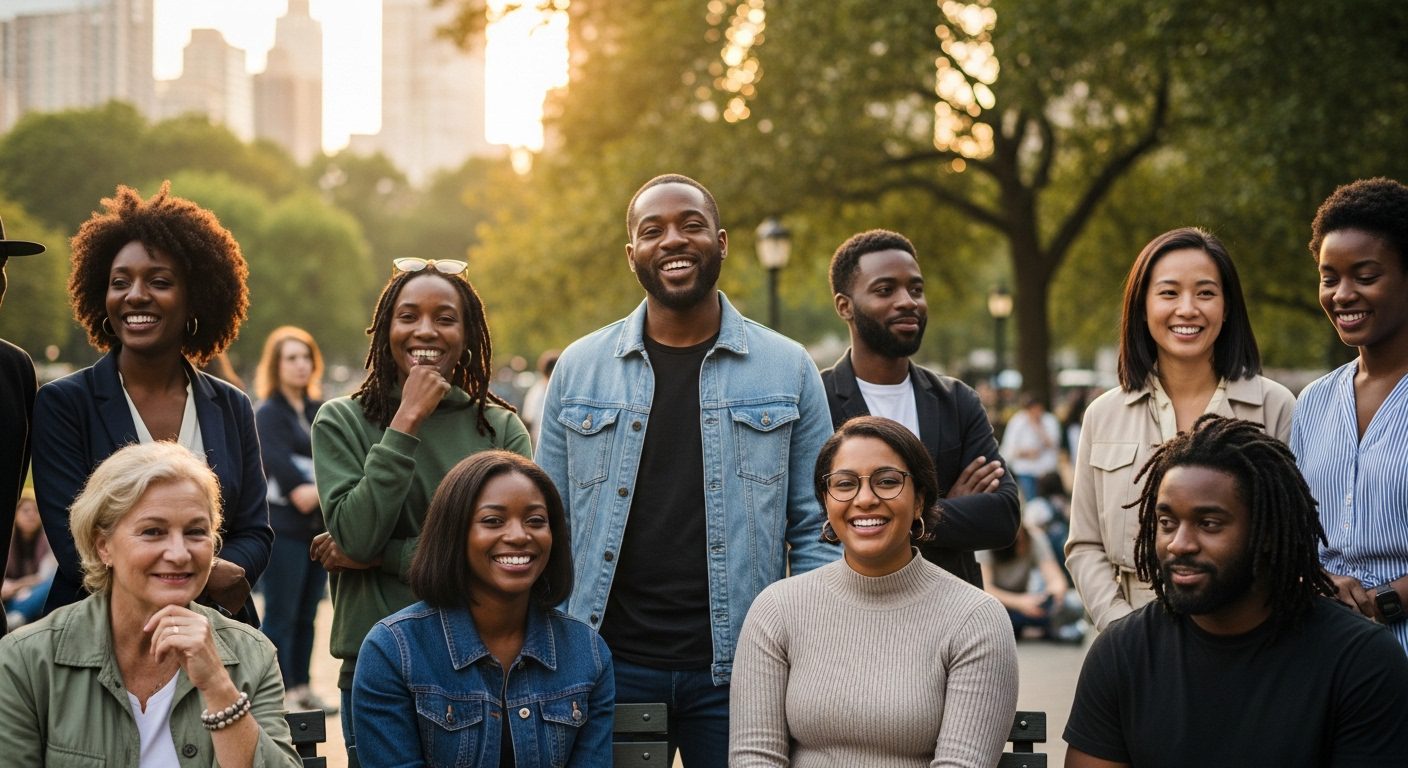 a picture of a group of persons