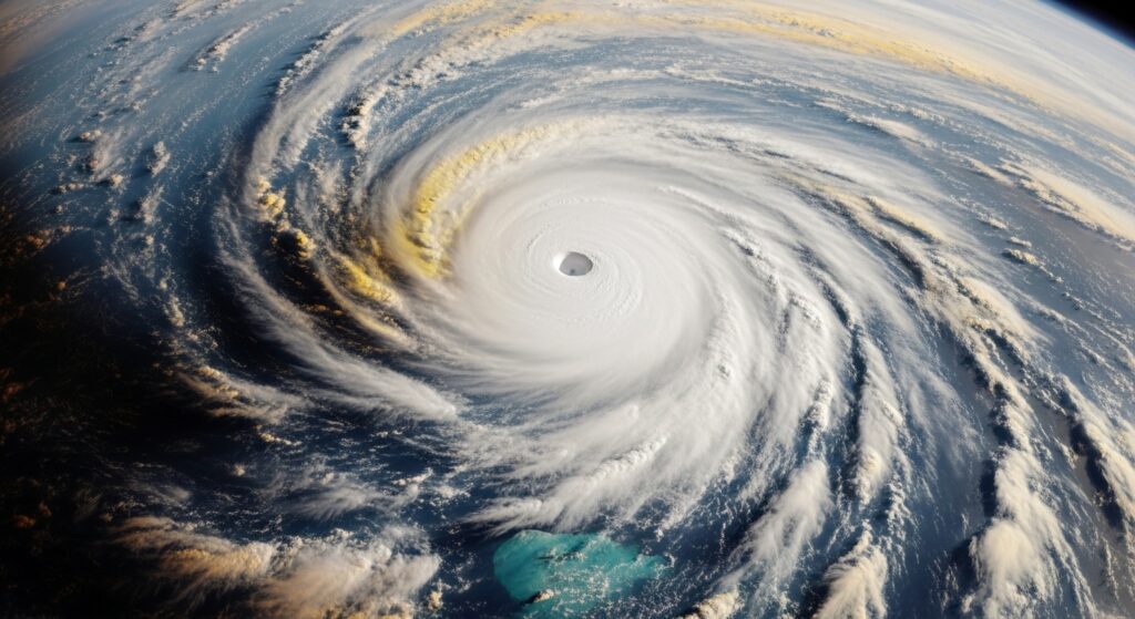 depth swirling typhoon